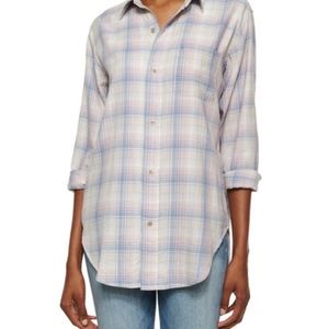 Current/Elliot The Prep School Shirt in Desert Plaid